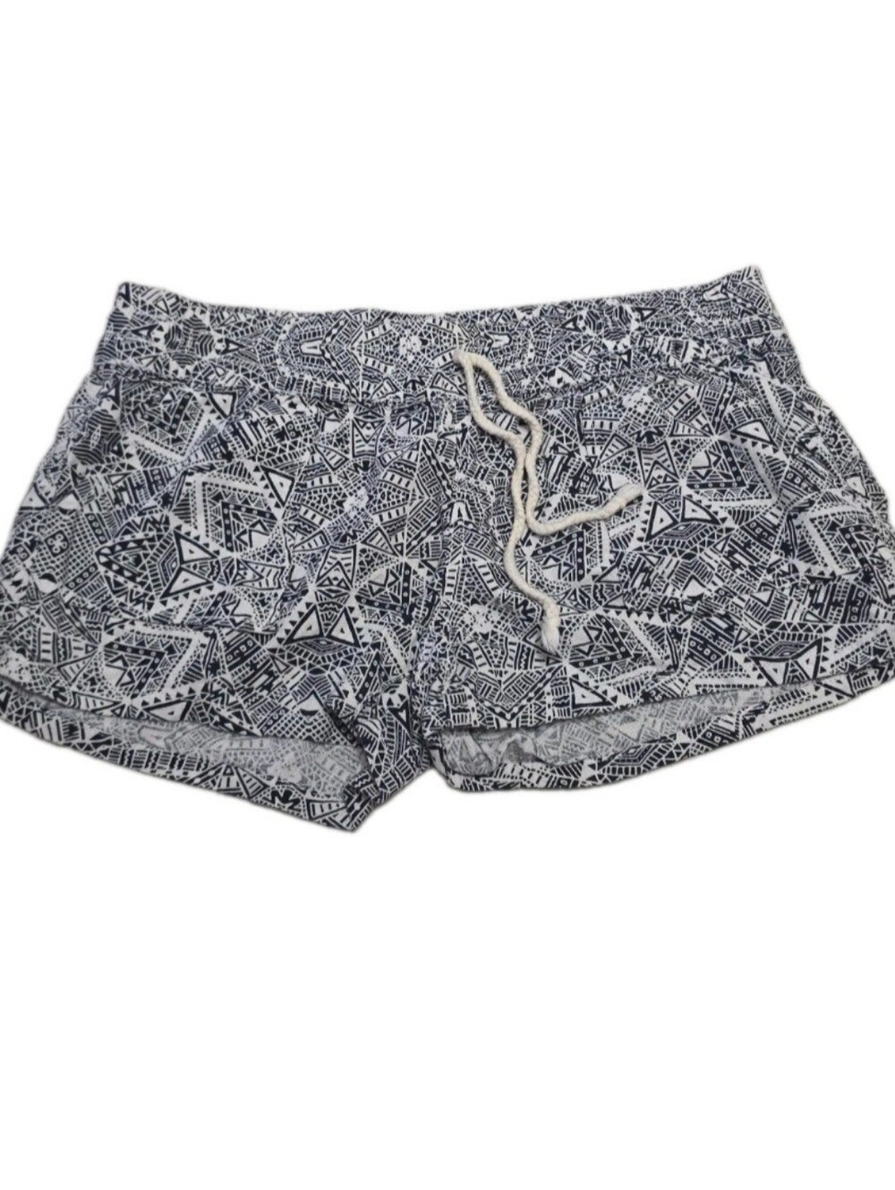 Y2K Arizona Jean Co. Women's Geometric Micro Mini Pull On Shorts Size Medium